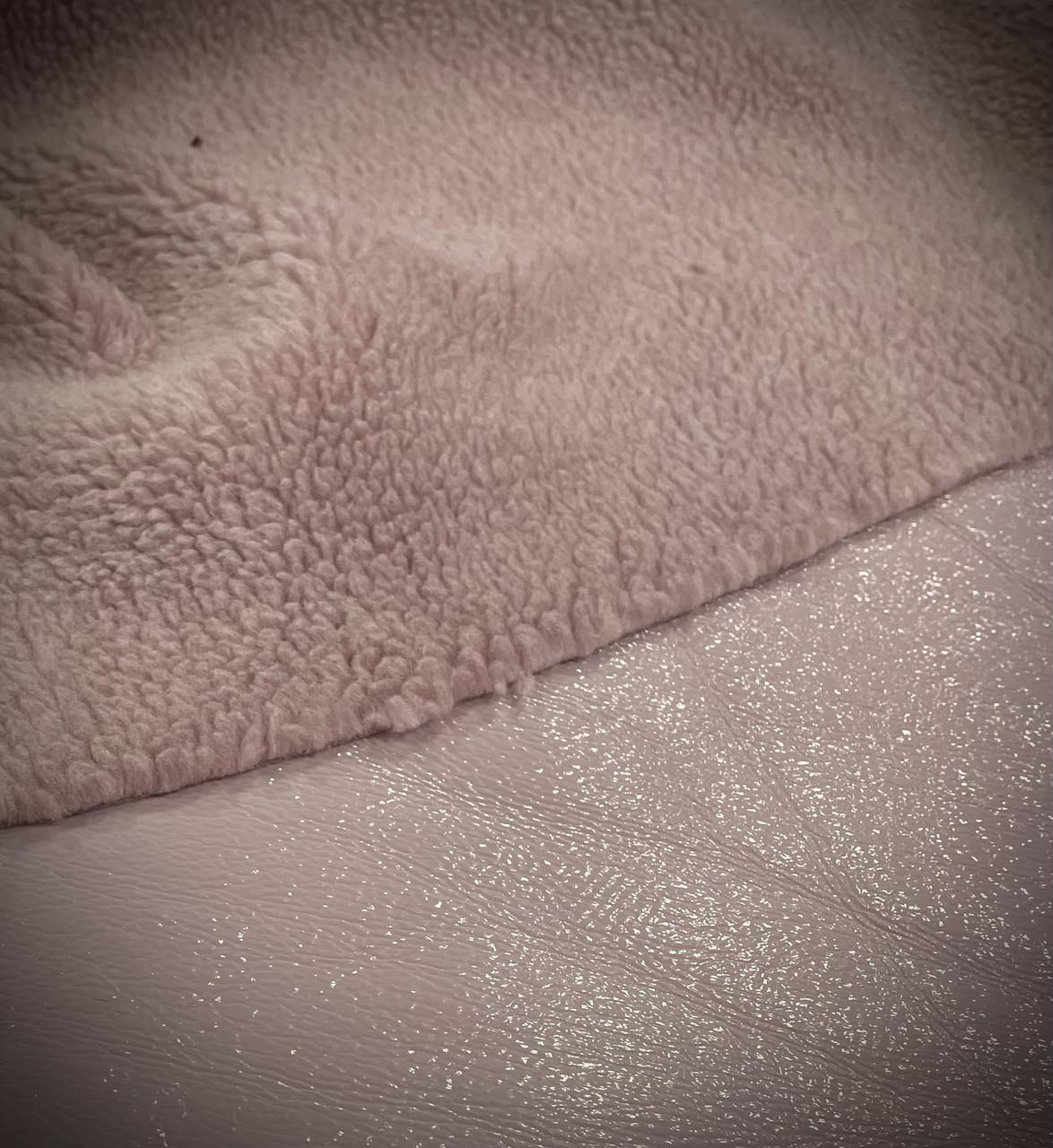 Ткань дубленка плюш Тедди пудровая (24479388) - фото 2 Ткань дубленка плюш Тедди пудровая (24479388) - фото 2