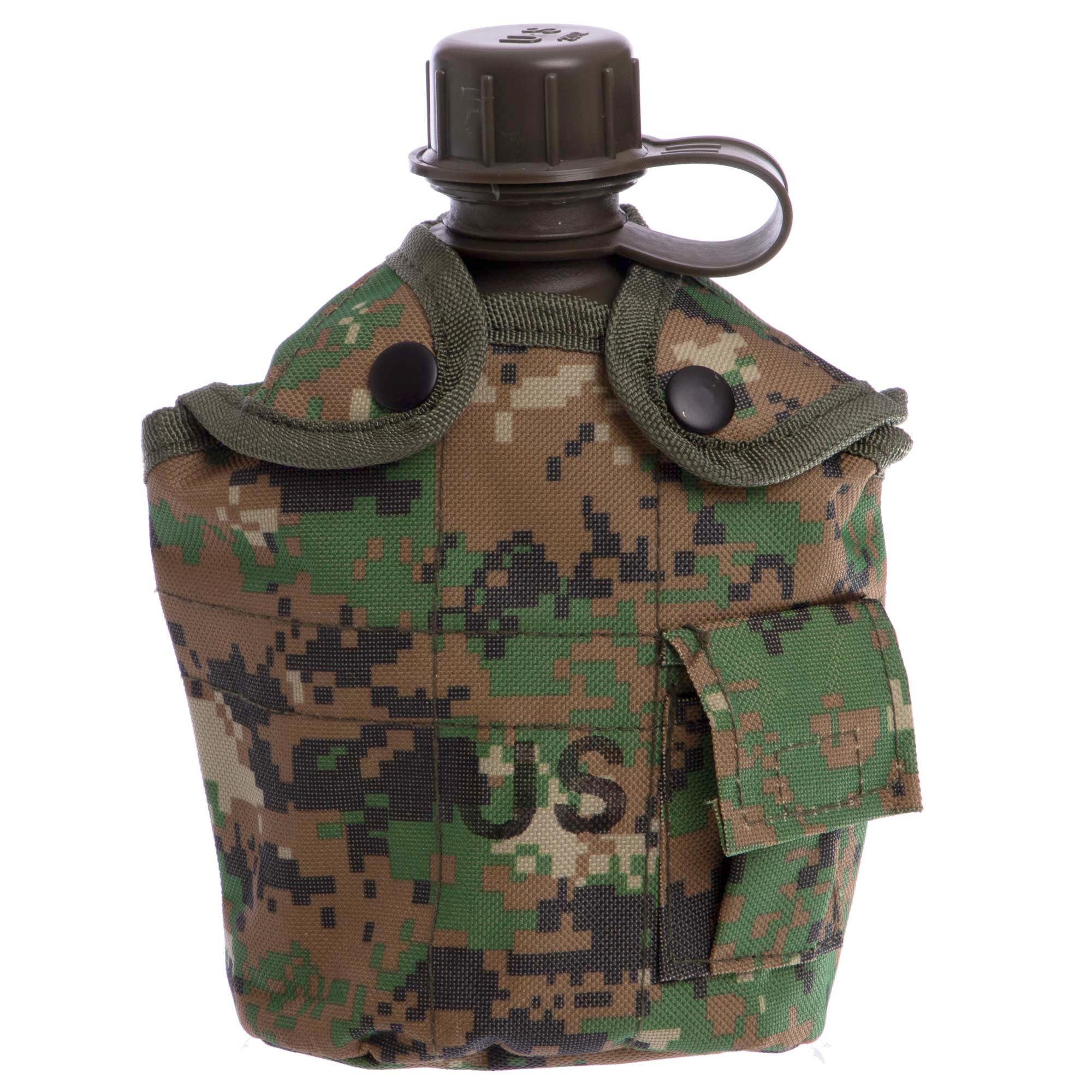 Фляга с котелком в чехле SP-Sport TY-4834 1 л Камуфляж Marpat (AN008833)