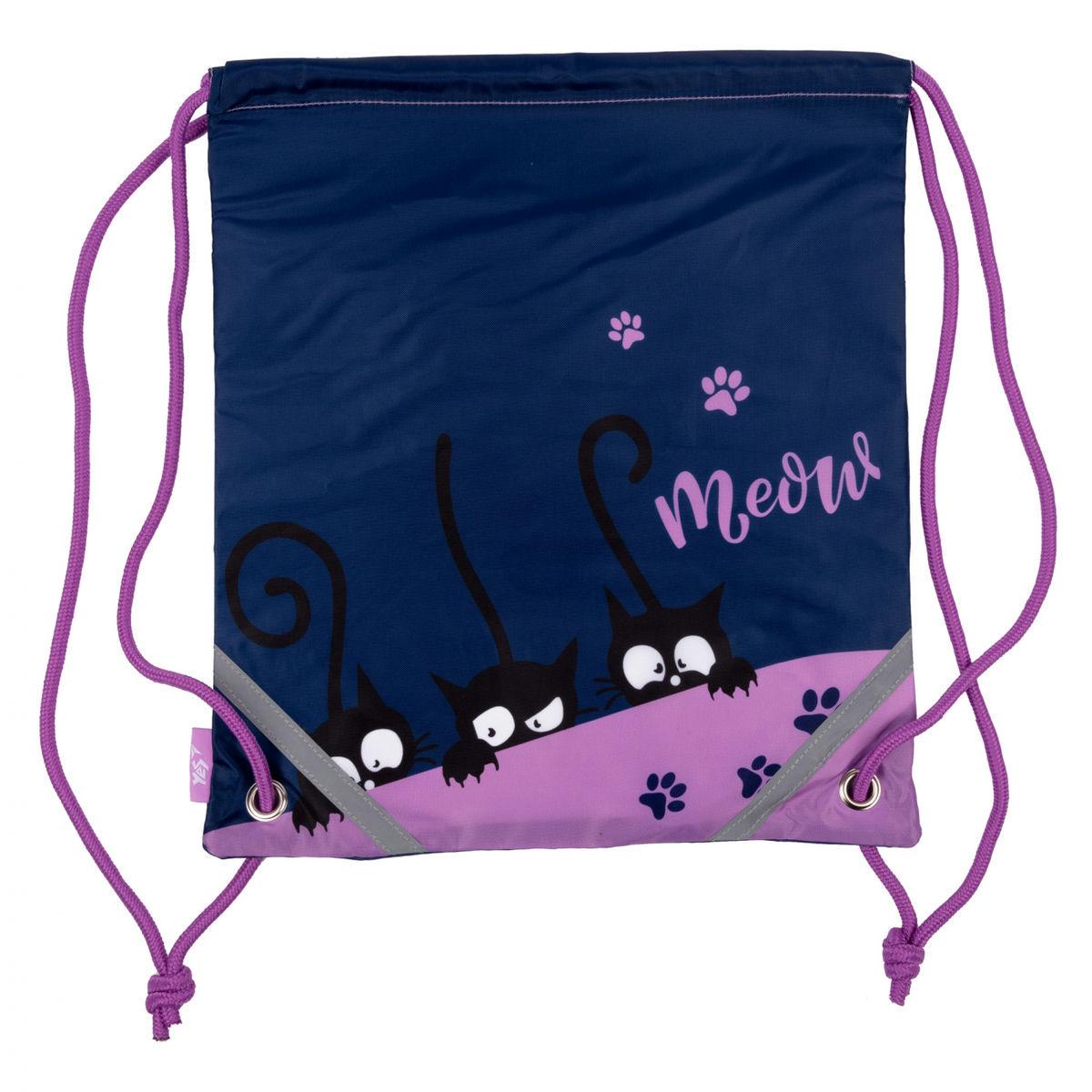 Сумка для обуви YES Cats 40x35 см Синий (533159)