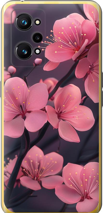 Чехол на Realme GT Neo 3T Пурпурная сакура (6075u-2960-42517)
