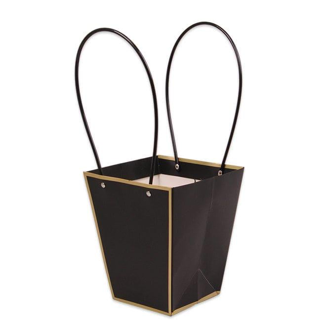 Набір паперових сумочок для квітів 39128 10 шт. Чорно-золотий (DR014981) Набір паперових сумочок для квітів 39128 10 шт. Чорно-золотий (DR014981)