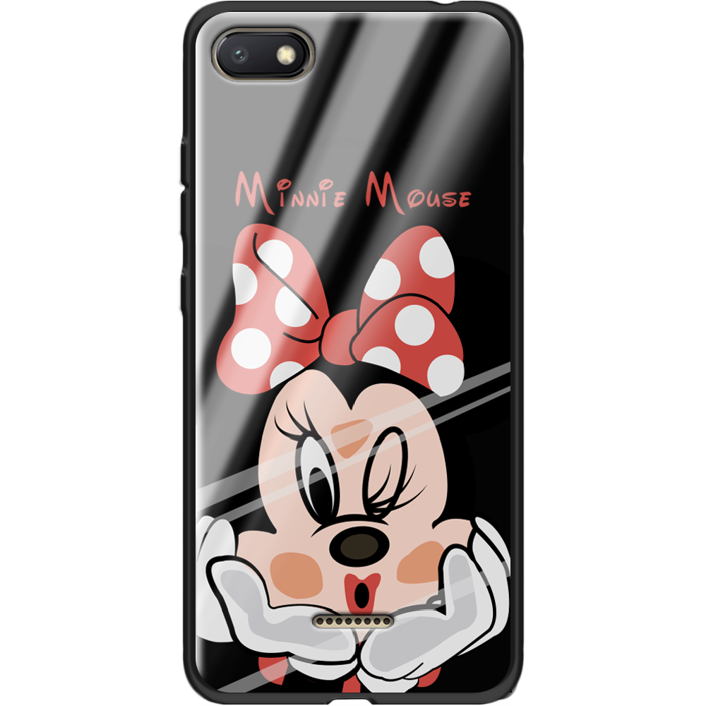 Чехол Boxface Xiaomi Redmi 6A Lady M Черный силикон со стеклом (34811-cc59-37745)