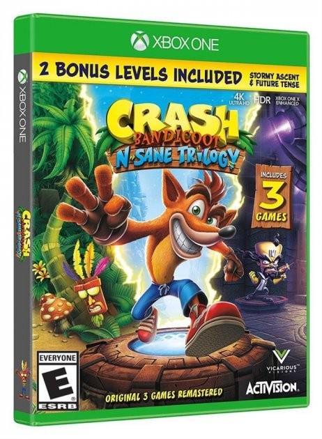 Игра Crash Bandicoot N'sane Trilogy для Xbox One Series Blu-ray диск/English version (0433)