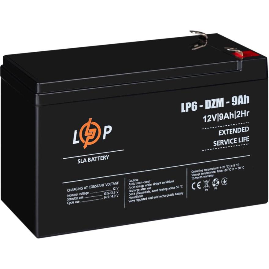 Аккумулятор для ИБП LogicPower LP 6-DZM 12V/9 Ah (12654) - фото 2 Аккумулятор для ИБП LogicPower LP 6-DZM 12V/9 Ah (12654) - фото 2