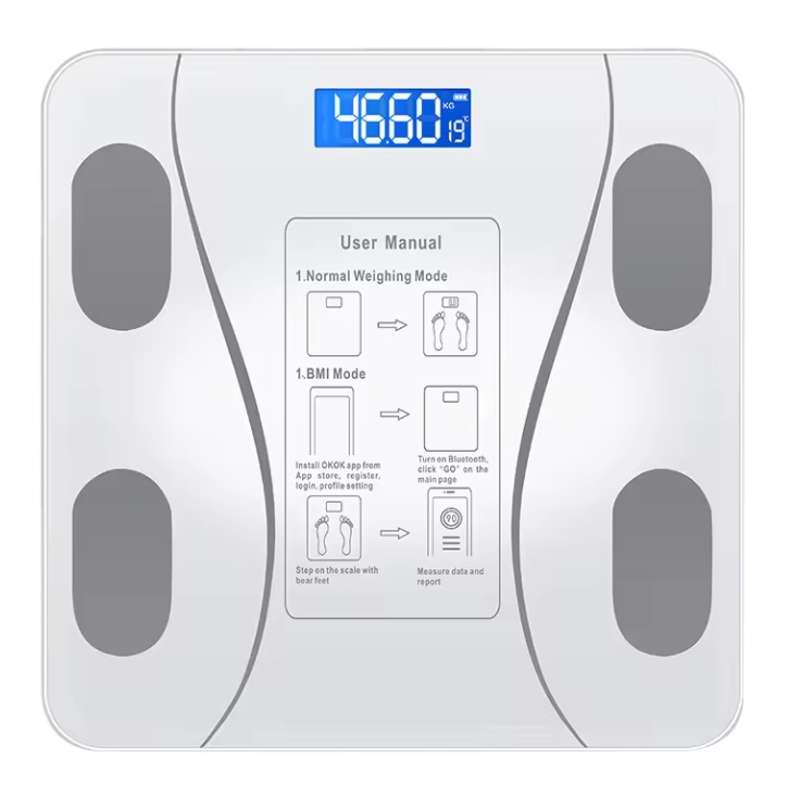 Весы напольные умные фитнес с Bluetooth 180 кг (A-8003) Весы напольные умные фитнес с Bluetooth 180 кг (A-8003)