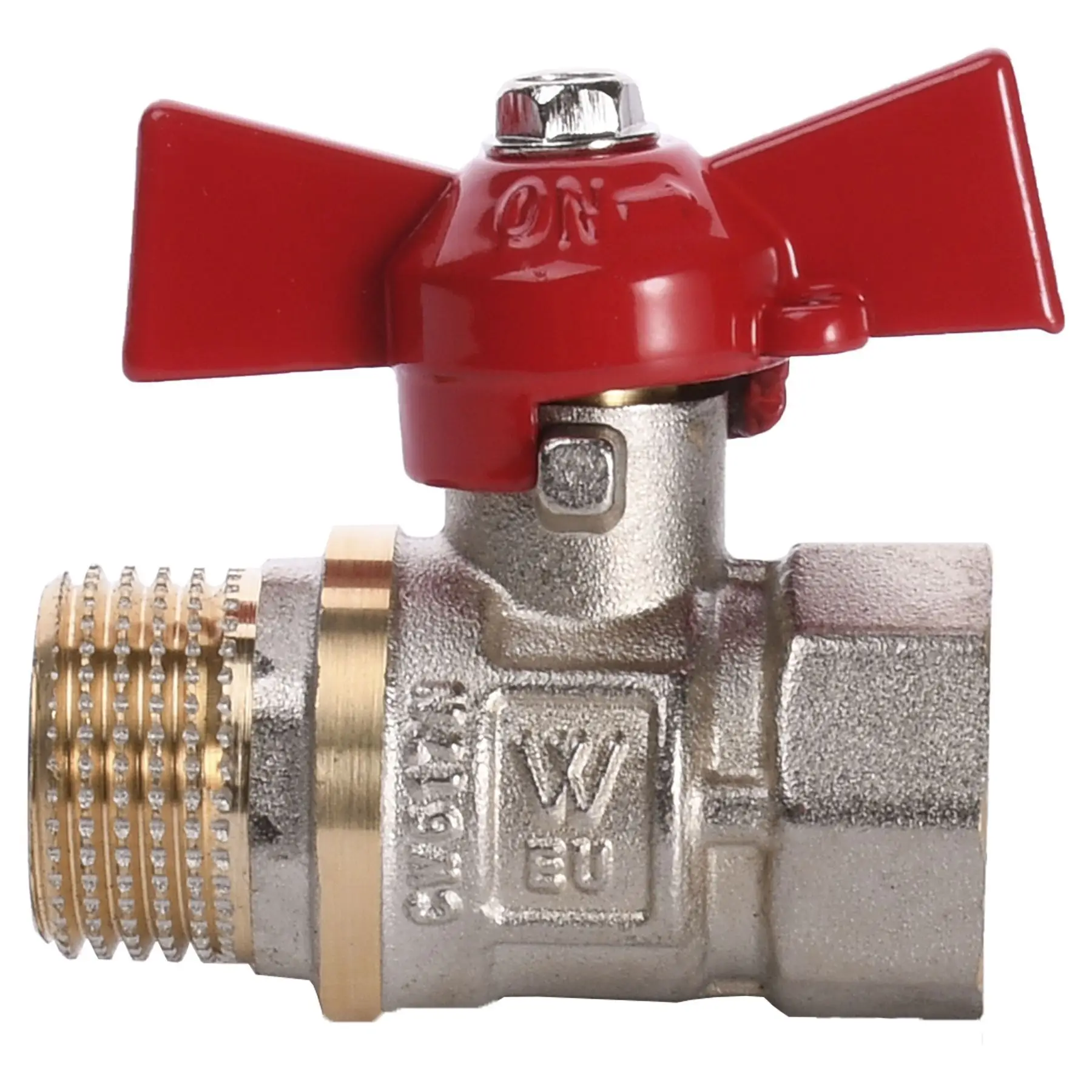 Кран кульовий прямий WATER VALVE 1/2″ ЗВ ЧМ NV-V Q002 (GSR-000004538) - фото 3