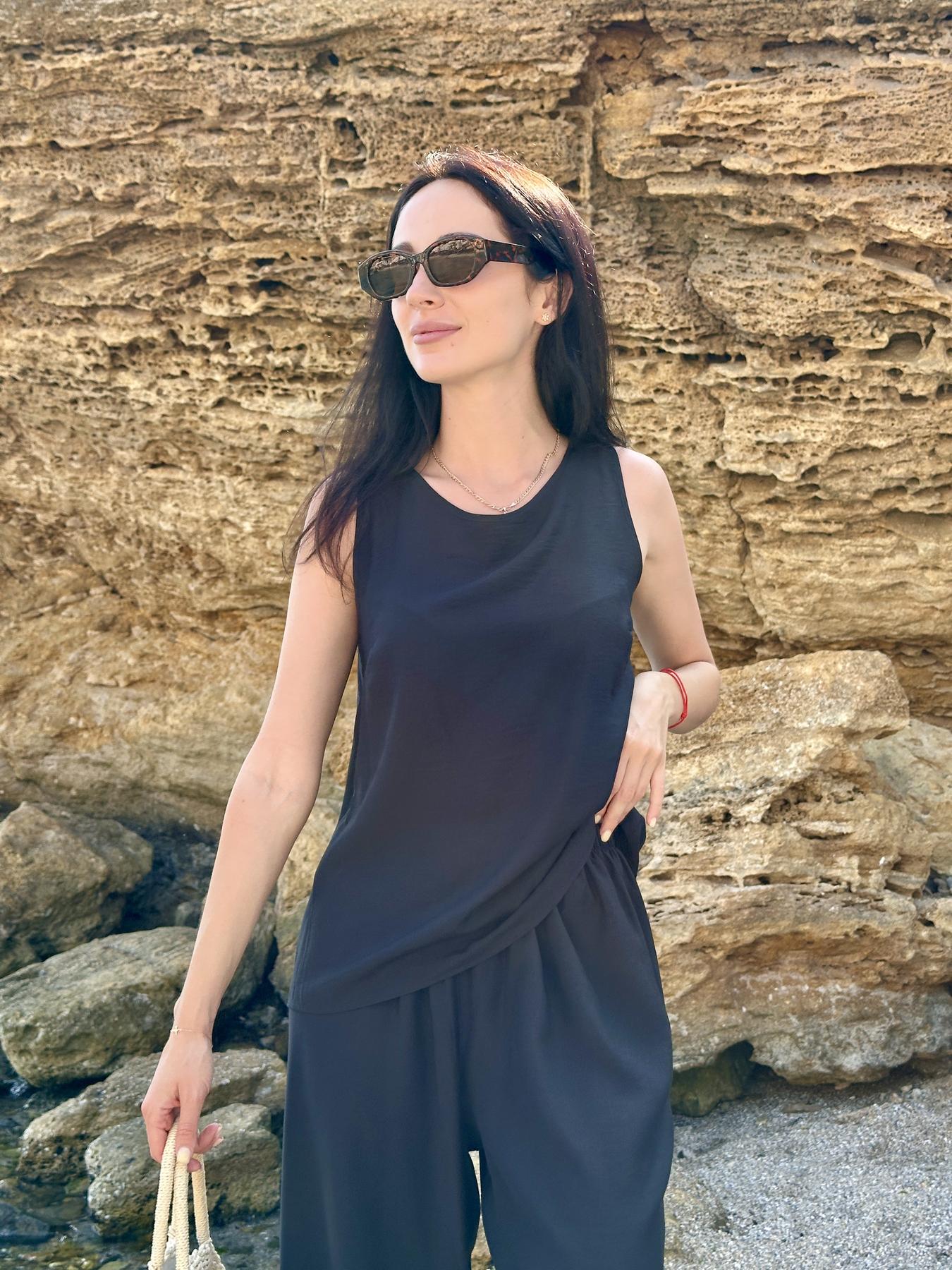 Майка жіноча COSY LUMIA S Чорний (LUMSV23) - фото 5 Майка жіноча COSY LUMIA S Чорний (LUMSV23) - фото 5