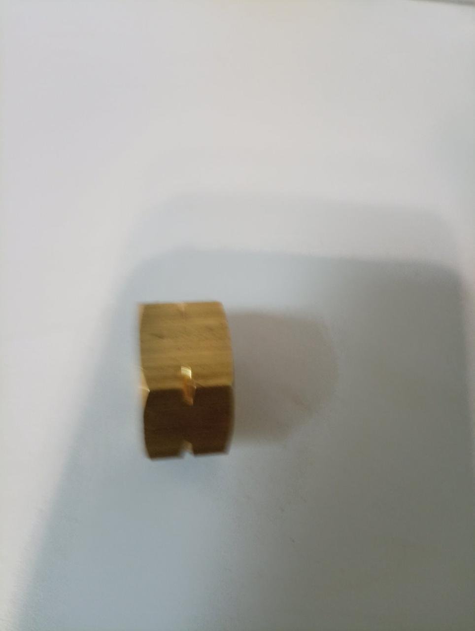 Заглушка латунна Bradas на газовий балон 21,8 (1/2") - фото 5