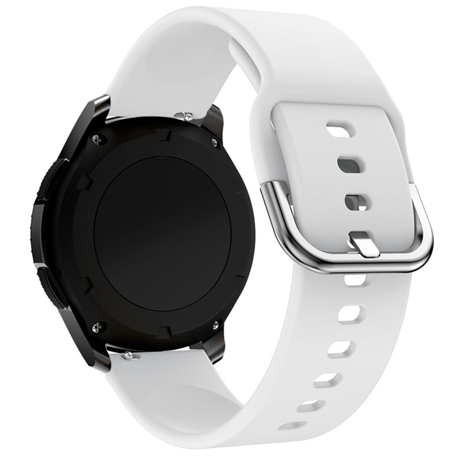 Ремінець для годинника Silicone 22 мм White (36604717) Ремінець для годинника Silicone 22 мм White (36604717)
