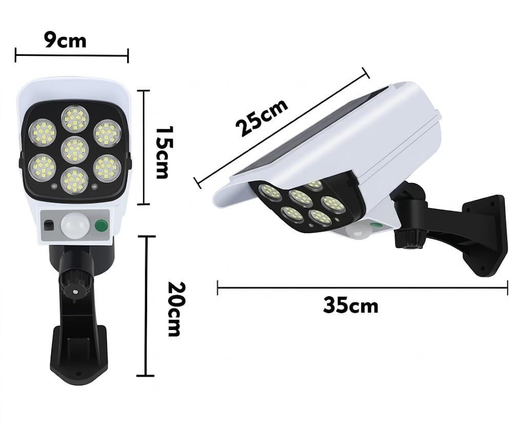 Ліхтар вуличний у формі камери Solar Sensor Light JLP 2178 (2968921895) - фото 3