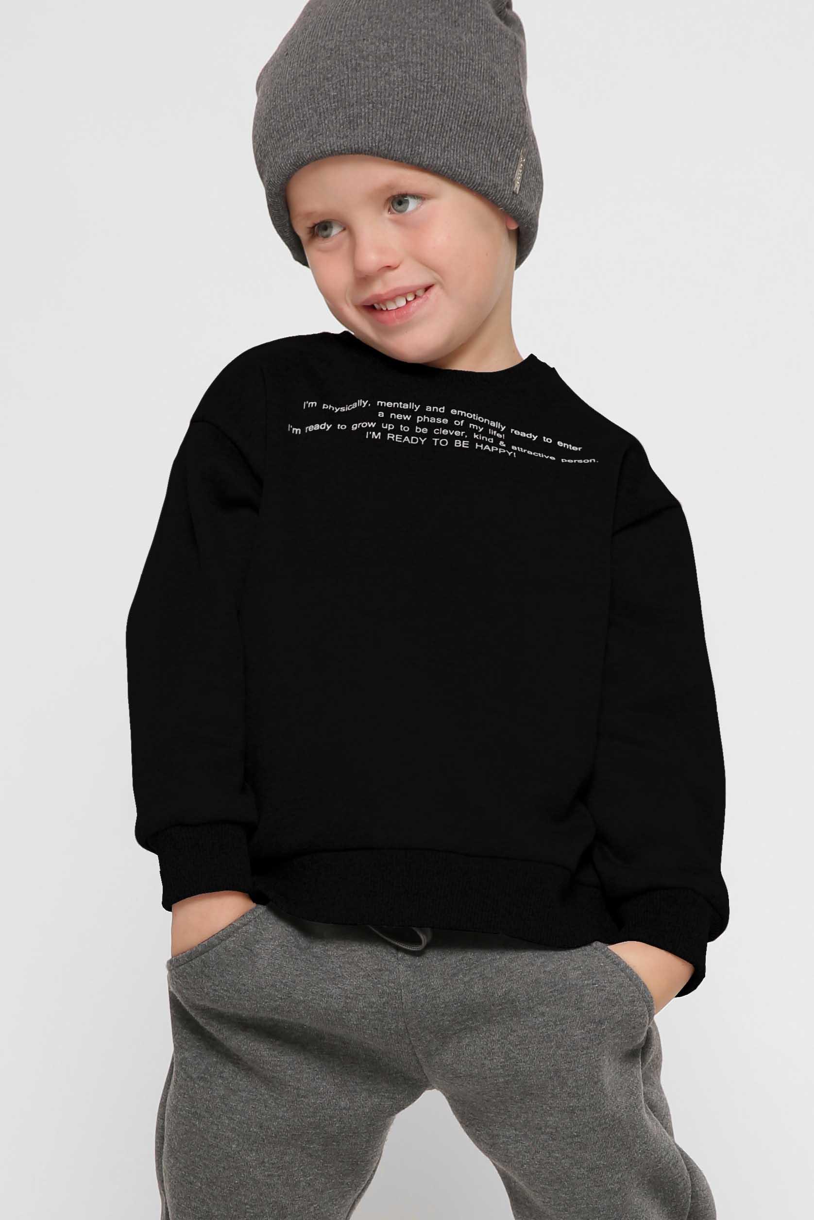 Свитшот Carica Kids SV-12001-8 86-92 см Черный (2000002371274)