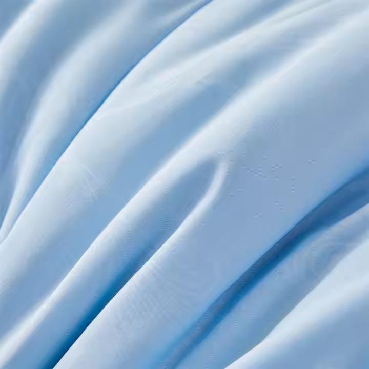 Одеяло двуспальное для дома и гостиниц Hilton 4 кг силиконовый наполнитель 200x230 см Голубой - фото 3