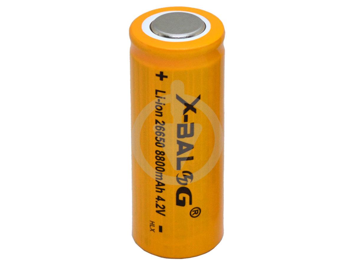 Аккумулятор X-BALOG 26650 8800 mAh 4.2V Li-ion (14074740) - фото 4