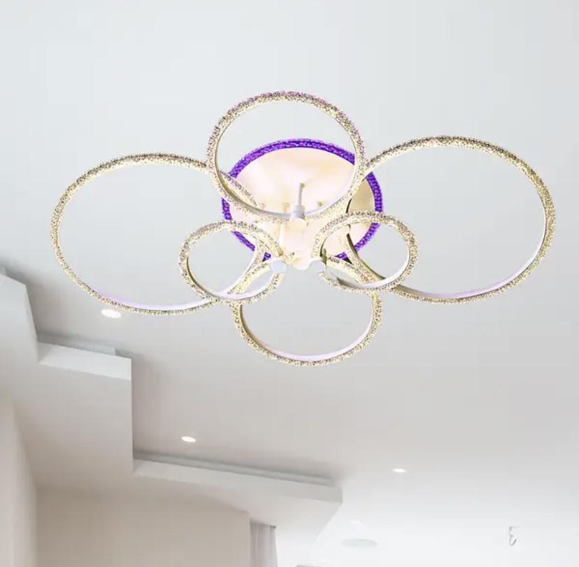 Люстра светодиодная Svet 176W+20W Хром (SC-2123/2+2C WH PK/BU/PL) Люстра светодиодная Svet 176W+20W Хром (SC-2123/2+2C WH PK/BU/PL)