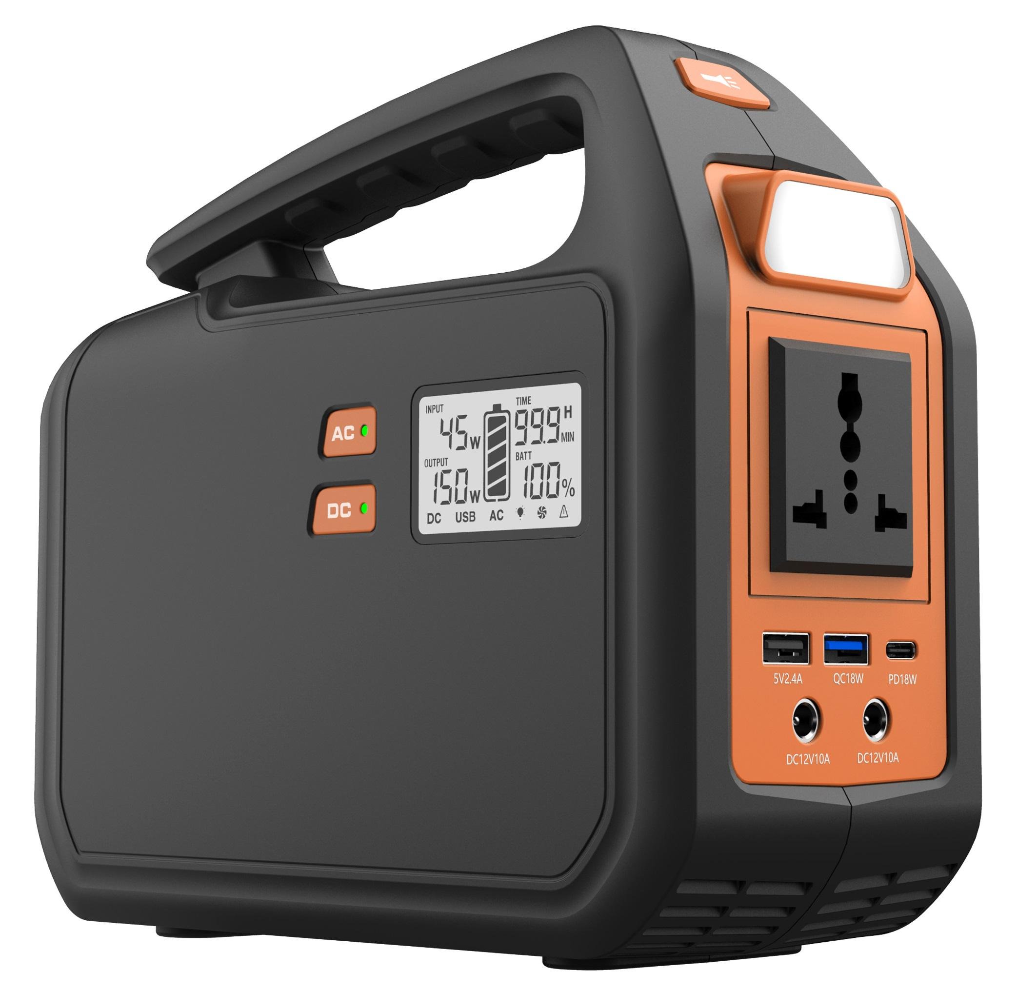 Портативная зарядная станция VOLTRONIC S150 150 Вт 42А/ч 155 Вт/ч (57097)