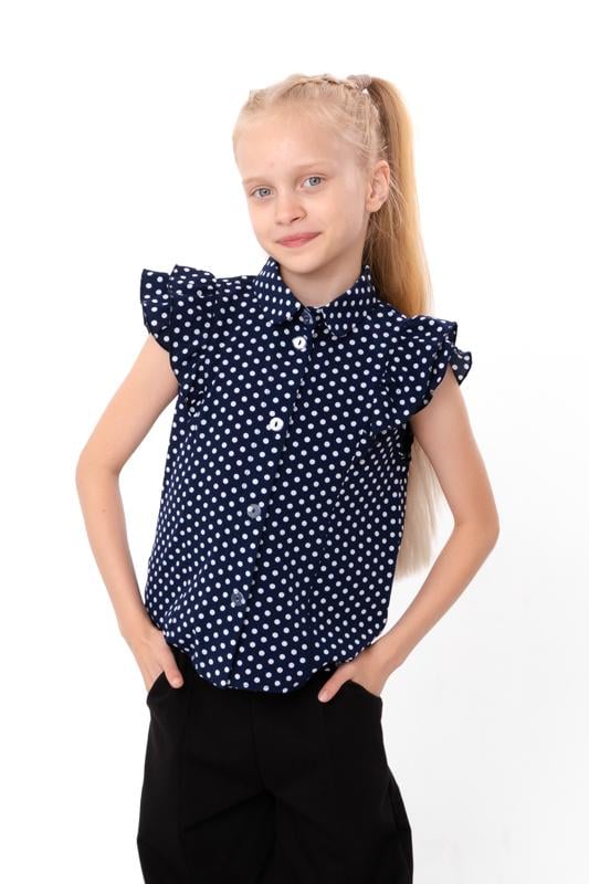 Блуза для дівчинки Носи Своє 122 см Темно-синій (11830)