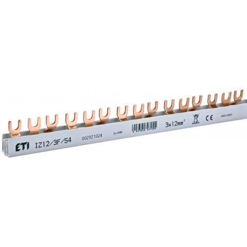 Шина питания ETI Fork IZ 12/3F/54 12 мм2 3P 1 м 54-модульная (2921024)