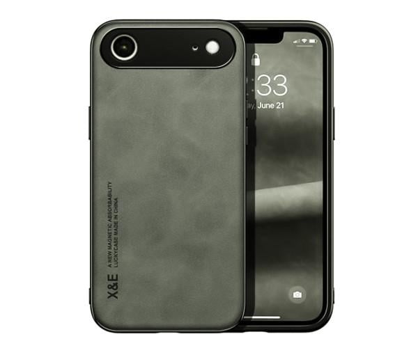 Чохол X&E для iPhone 17 Air​ з металевою вставкою та захистом на камеру Сірий