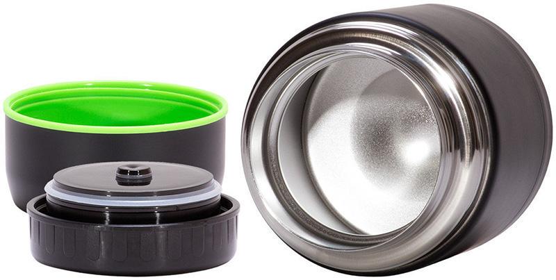 Термос пищевой Kamille Merikano из нержавеющей стали 500 мл Черный - фото 8 Термос пищевой Kamille Merikano из нержавеющей стали 500 мл Черный - фото 8