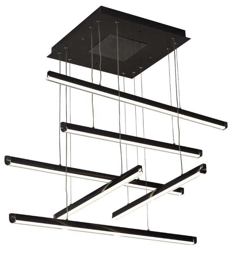 Люстра світлодіодна акрилова Valeso V 1131 BK Чорний