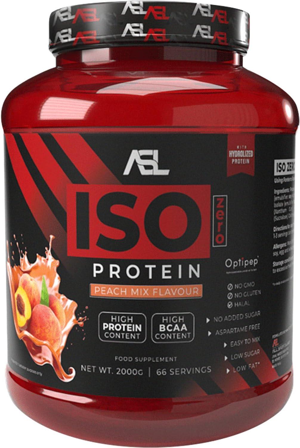 Протеїн AllSports Labs Iso Zero Protein Peach Mix 2 кг