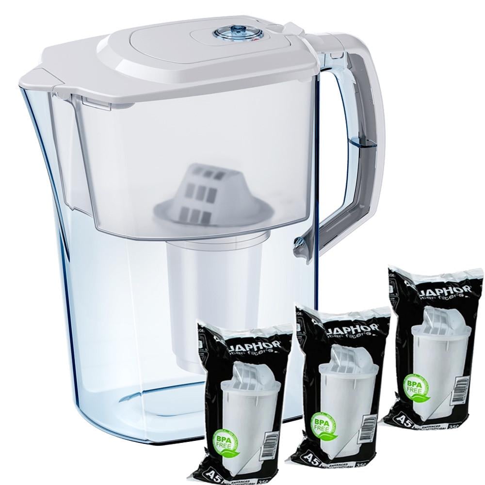 Фильтр-кувшин Аквафор Атлант три модуля А5 Белый (2311737831)