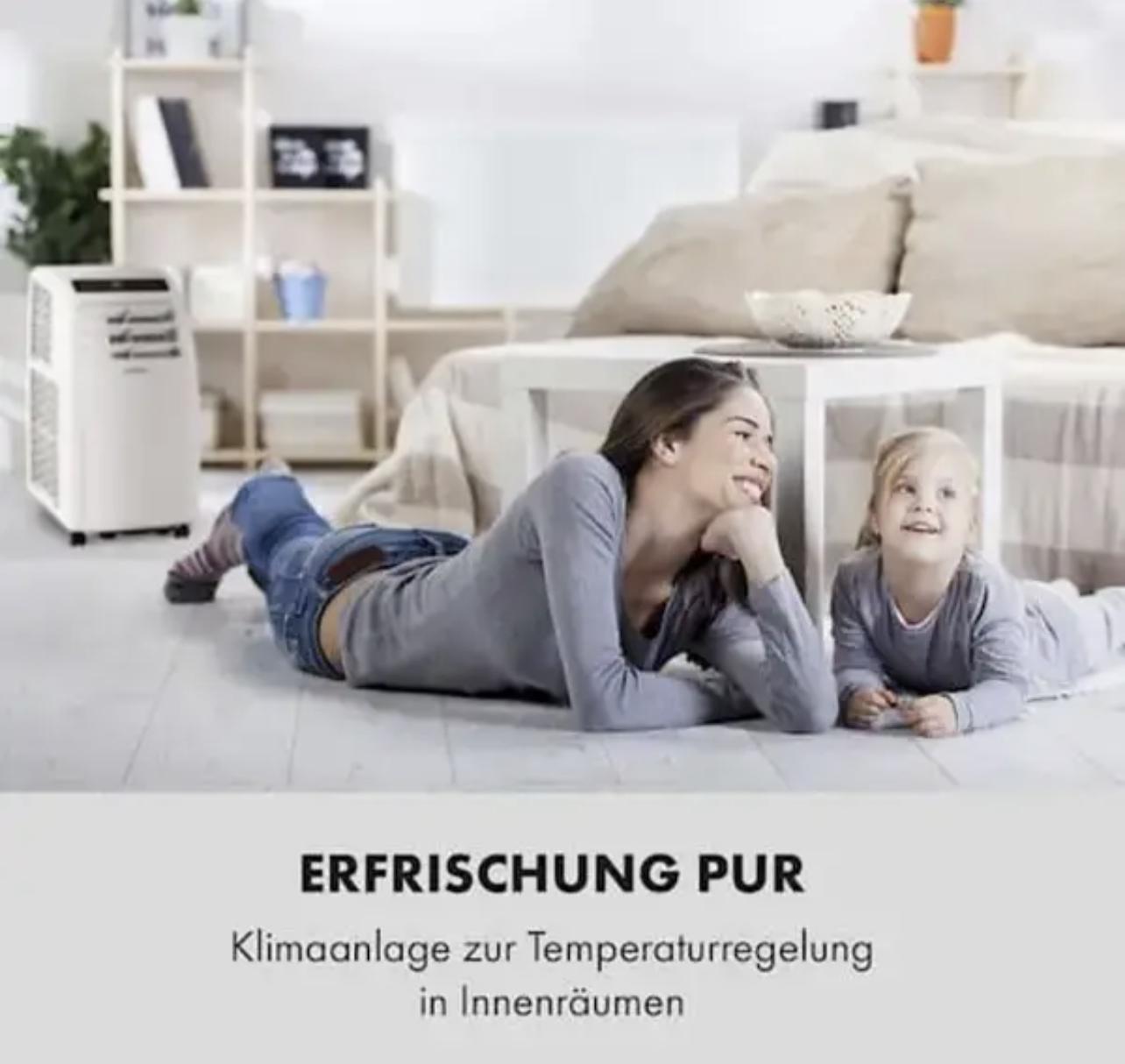 Кондиционер мобильный KLARSTEIN Metrobreeze Rome 10 000 BTU/3,0 кВт EEC A+ 49 м2 - фото 7 Кондиционер мобильный KLARSTEIN Metrobreeze Rome 10 000 BTU/3,0 кВт EEC A+ 49 м2 - фото 7