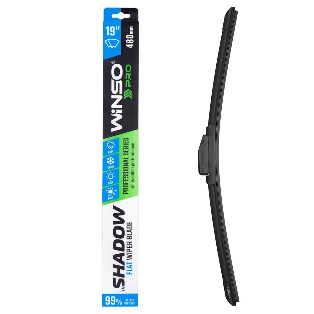 Бескаркасная щетка Winso Pro Shadow 19/480мм