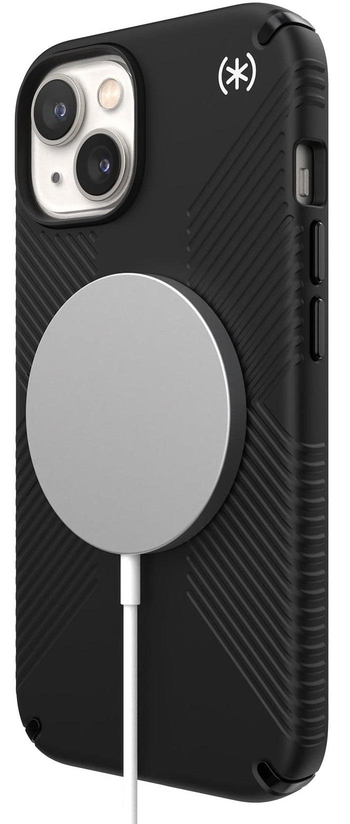 Чехол противоударный с антимикробным покрытием Speck Presidio2 Grip MagSafe 150059-D143 для Apple Iphone 14 (6.1") Black