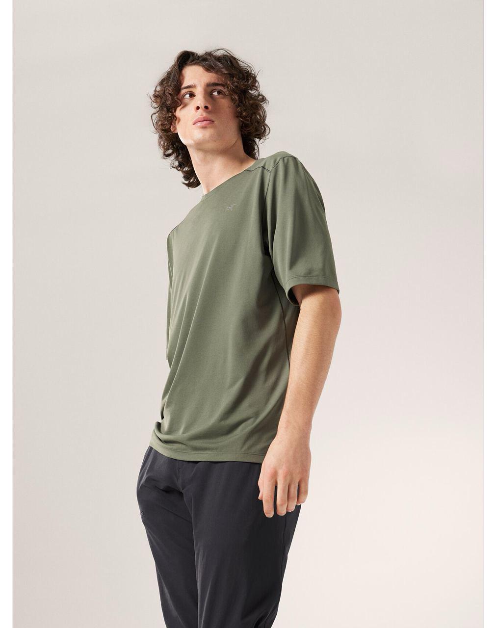 Футболка Arcteryx Cormac Crew Neck Shirt Ss Men's Forage Heather II M (Х000007664-FH-M) - фото 3