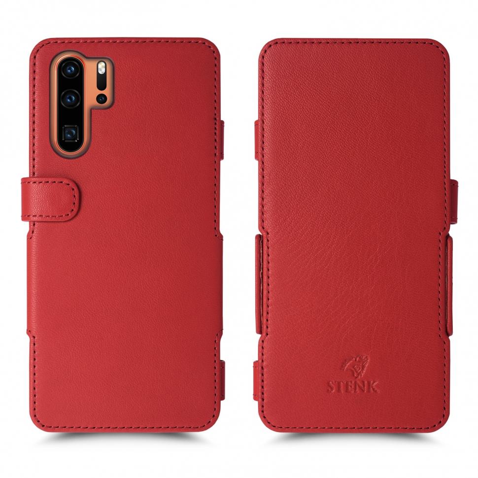 Чехол книжка Stenk Prime для Huawei P30 Pro Красный (65357)