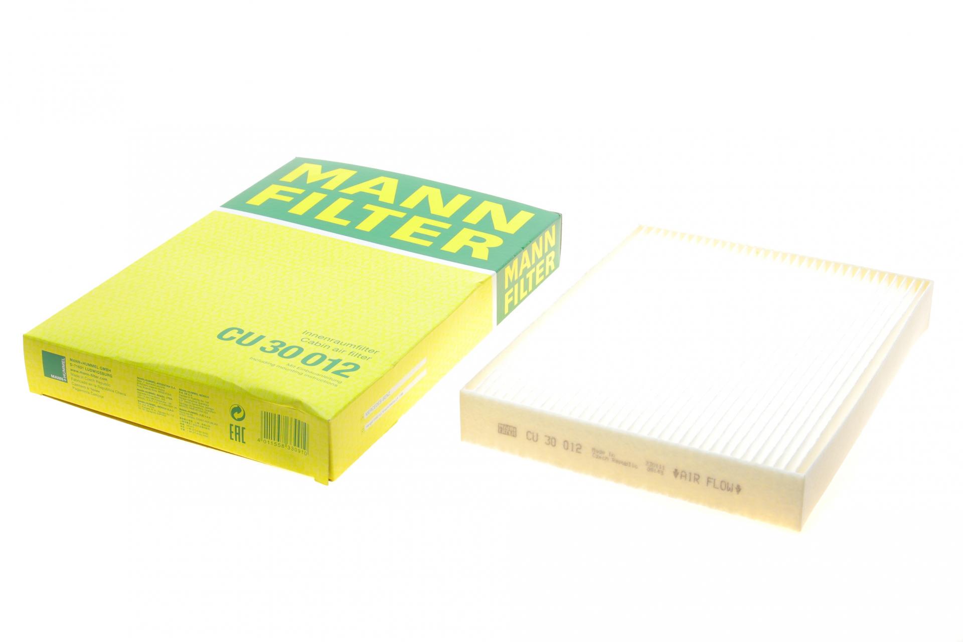 Фильтр салона Mann-Filter для MB Sprinter 907,910 18-/Vito W447 14-/EQV W447 20- (CU 30 012)