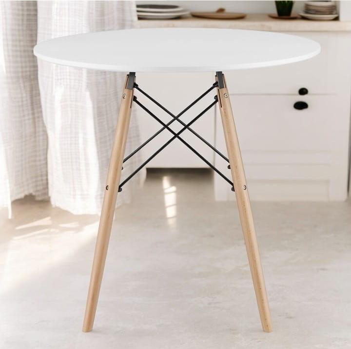 Мебель два стула со столом 80 см Серо-белый - фото 2 Мебель два стула со столом 80 см Серо-белый - фото 2