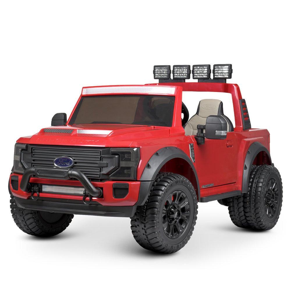 Детский электромобиль двухместный Bambi джип Ford M 4790EBLR 24V Красный