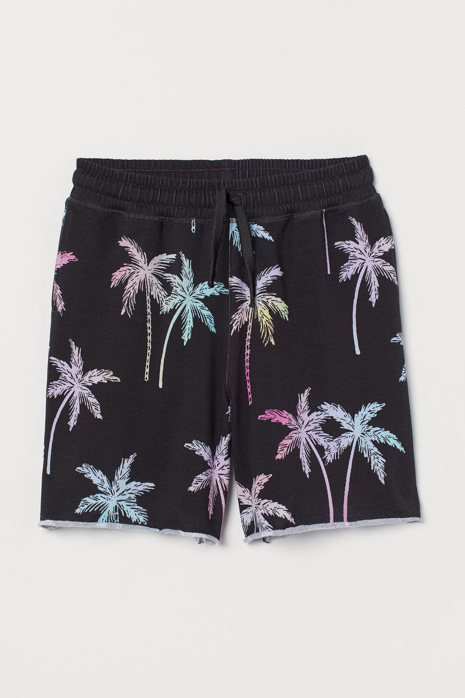 Шорти H&M Пальми 134 см Чорний (S807979376)