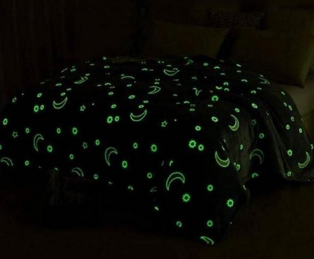 Плед Зіркове небо світиться у темряві 150х200 см Рожевий (2104618354) - фото 2 Плед Зіркове небо світиться у темряві 150х200 см Рожевий (2104618354) - фото 2