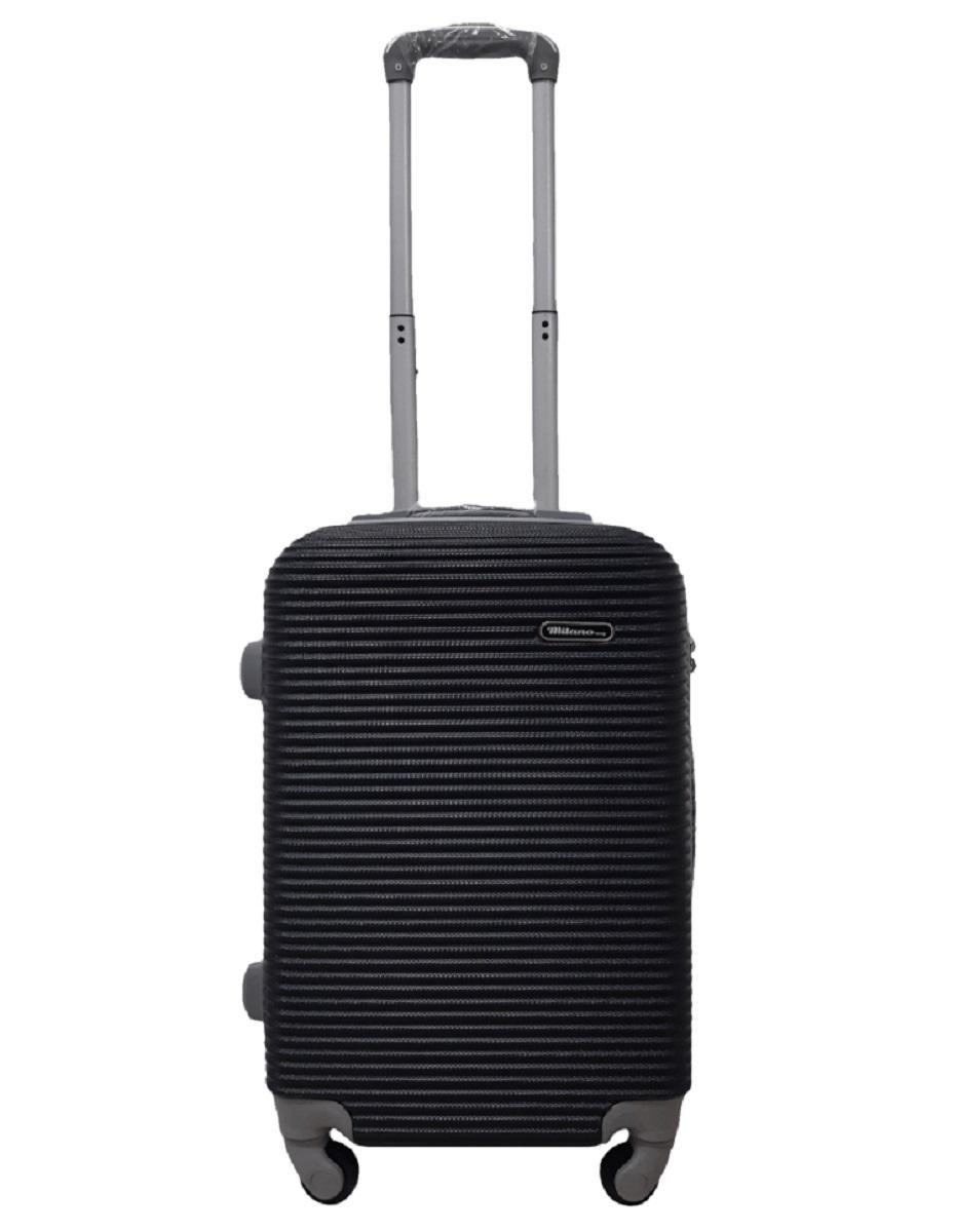 Чемодан пластиковый MILANO BAG 004 малый с расширением Черный (Mp00078)
