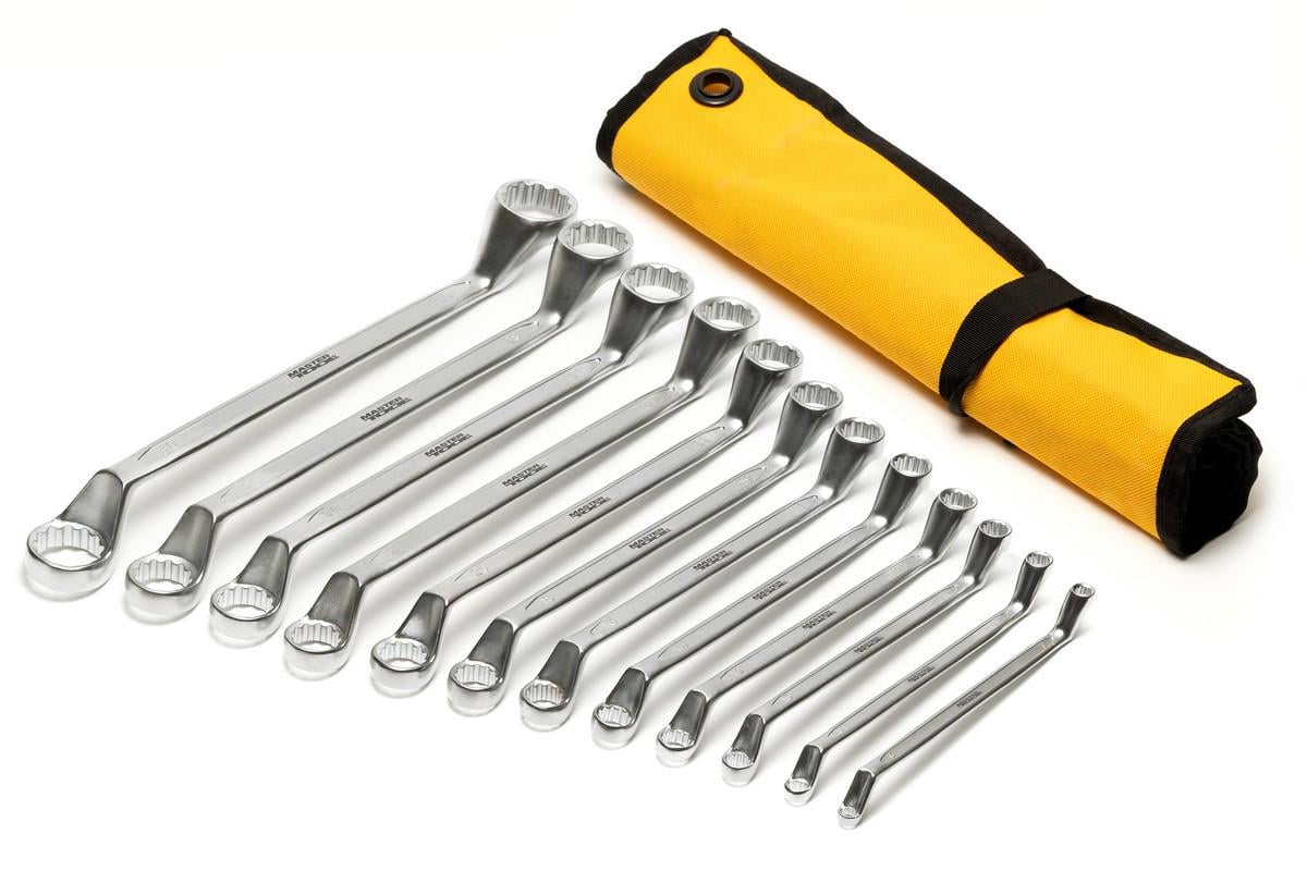 Ключі накидні MasterTool COLD 72-3212 12 шт. 6х7-30х32 мм (DIN897) Ключі накидні MasterTool COLD 72-3212 12 шт. 6х7-30х32 мм (DIN897)