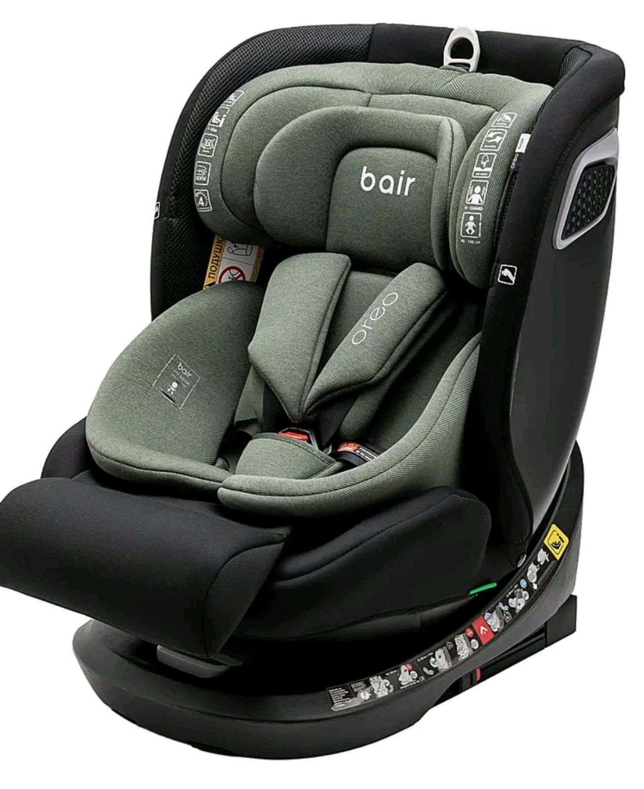 Автокресло Bair Oreo 360 i-size Iso-fix BO-05 Black/green (31494298)