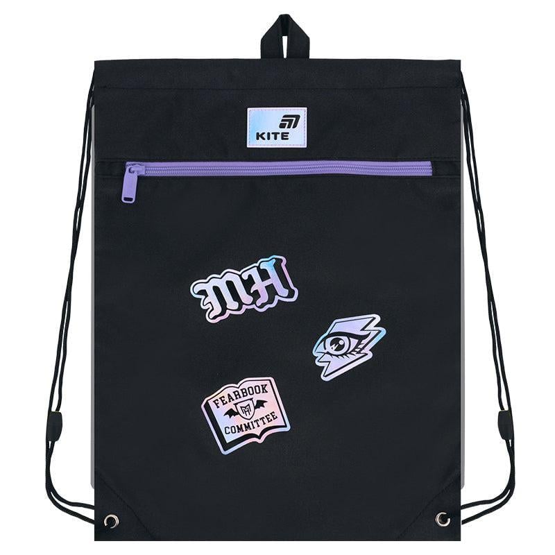 Сумка для обуви KITE Monster High 46х33 см Черный (MH26-601M-1) Сумка для обуви KITE Monster High 46х33 см Черный (MH26-601M-1)
