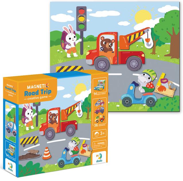 Магнітна гра DoDo Дорожні пригоди (200244) - фото 2 Магнітна гра DoDo Дорожні пригоди (200244) - фото 2