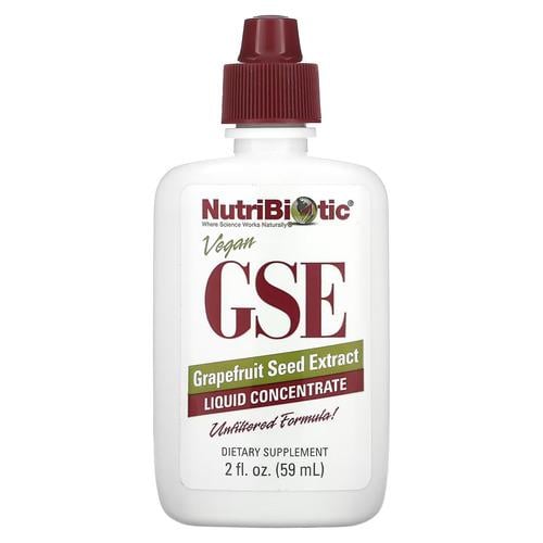 Грейпфрутовые косточки GSE NutriBiotic Grapefruit Seed Extract GSE Liquid Concentrate 59 мл (NBC-01000)