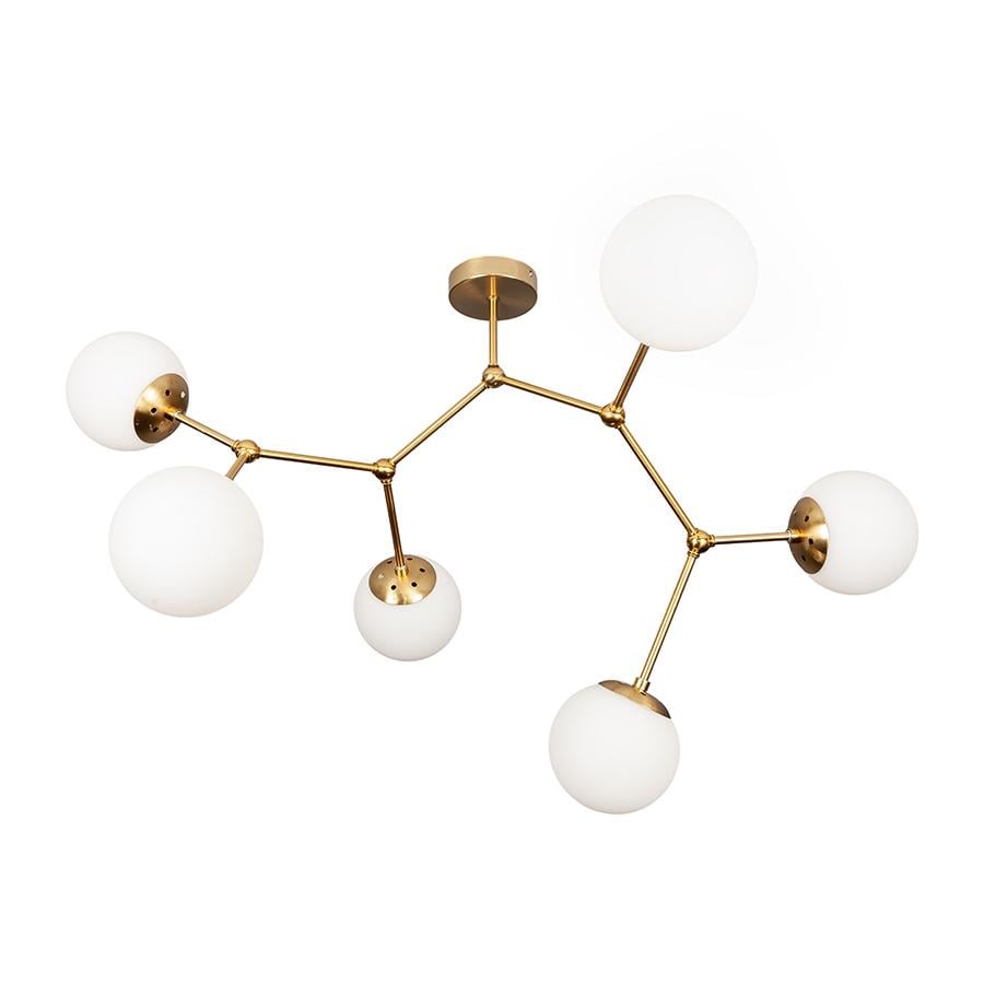 Люстра молекула потолочная Levistella 7529820-6 BRZ/WH Бронзовый/Белый Люстра молекула потолочная Levistella 7529820-6 BRZ/WH Бронзовый/Белый