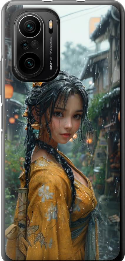 Чехол на Xiaomi Poco F3 Anime-girl (6133t-2280-42517)