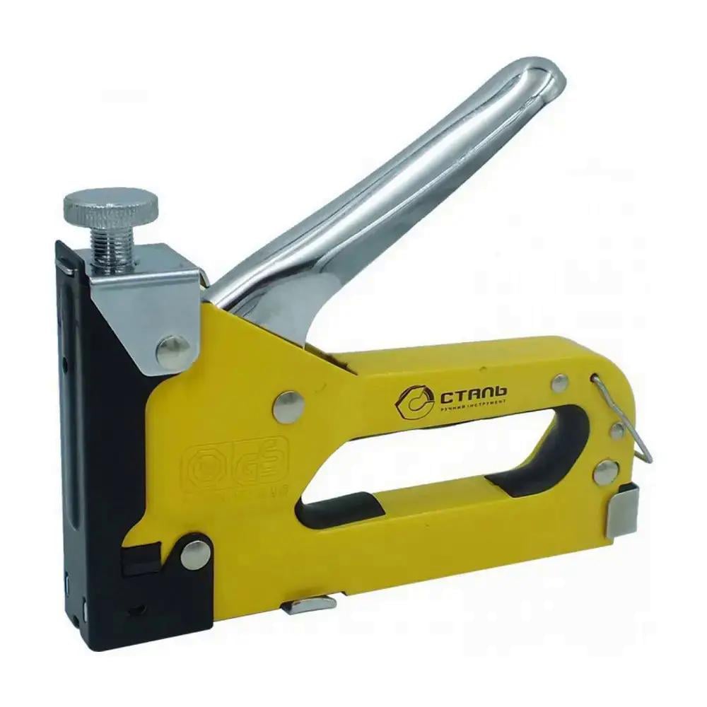 Степлер будівельний Сталь тип 53 скоба 4-14 мм 400 скоб в комплекті