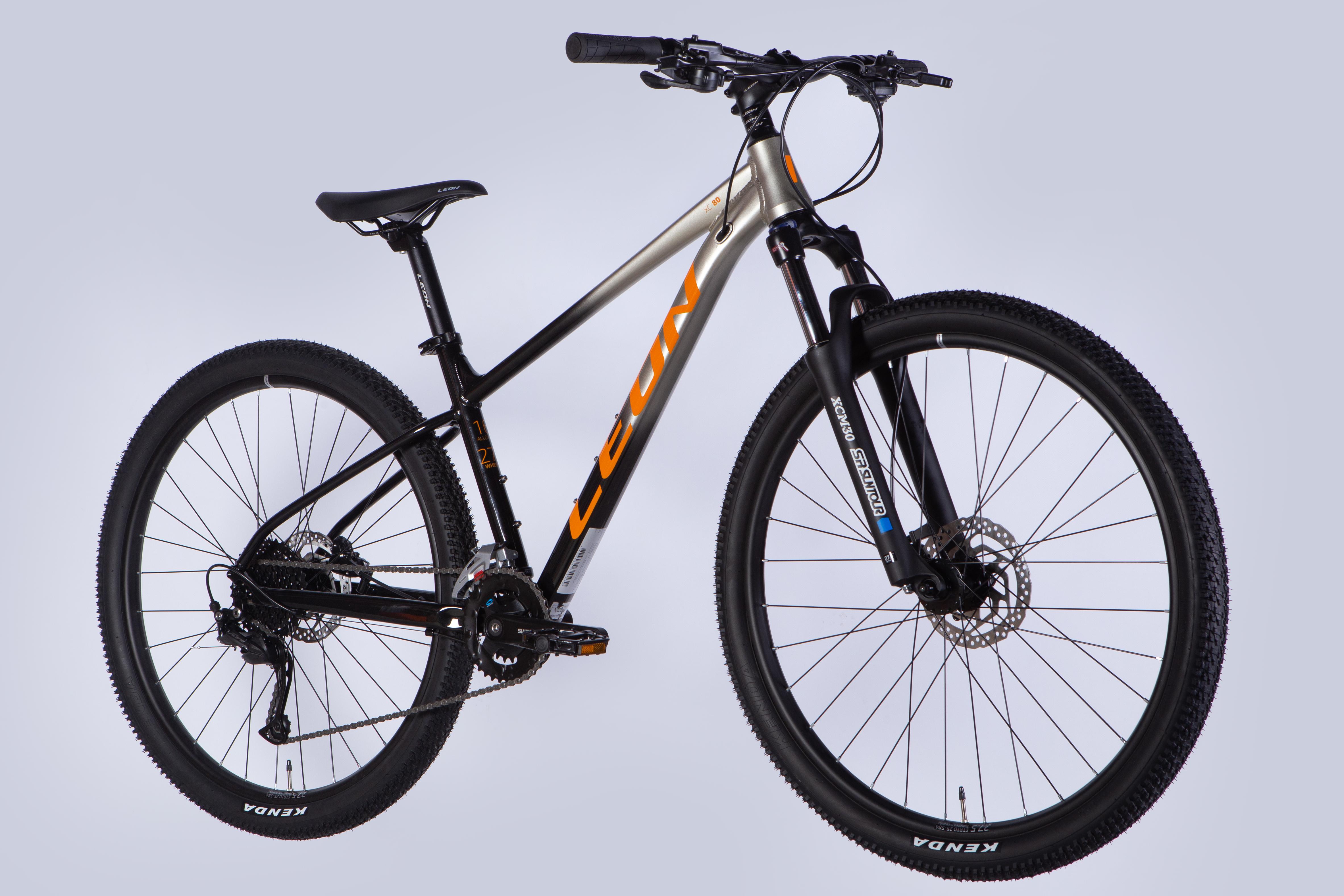 Велосипед Leon 2025 XC 80 HDD AL 27,5" рама 16" Серебристый с черным (OPS-LN-27,5-061) - фото 3 Велосипед Leon 2025 XC 80 HDD AL 27,5" рама 16" Серебристый с черным (OPS-LN-27,5-061) - фото 3