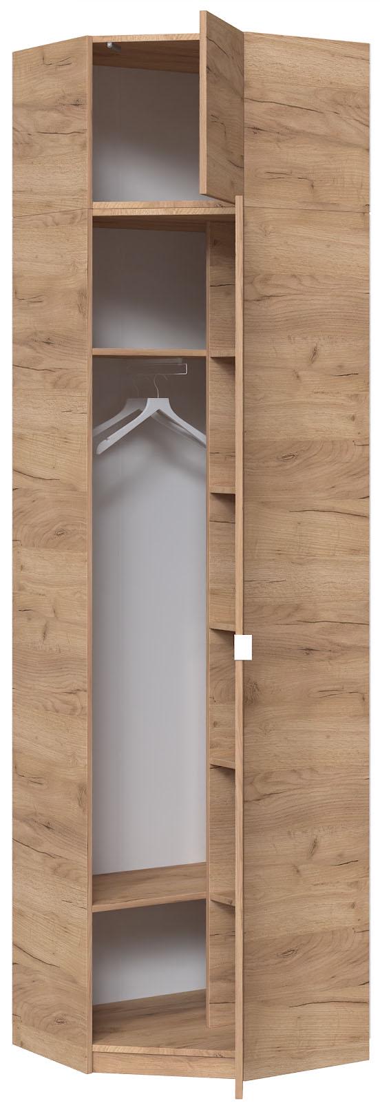 Шафа для одягу кутова розпашна Майстер Форм Тетріс 620х376х2400 мм Дуб крафт золотий (31905) - фото 2