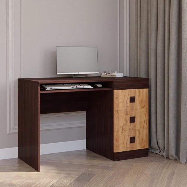 Стіл для навчання Еверест Соната 110х55х75 см Венге/Крафт золотий (ЕВ20199) - фото 2 Стіл для навчання Еверест Соната 110х55х75 см Венге/Крафт золотий (ЕВ20199) - фото 2