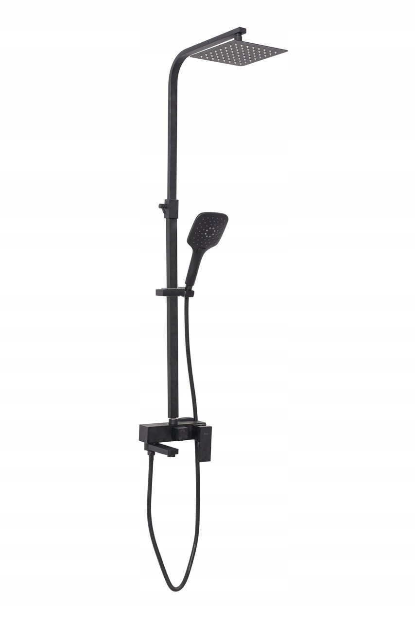 Душова система Rea Fort Black Mat 80-128 см Чорна Душова система Rea Fort Black Mat 80-128 см Чорна