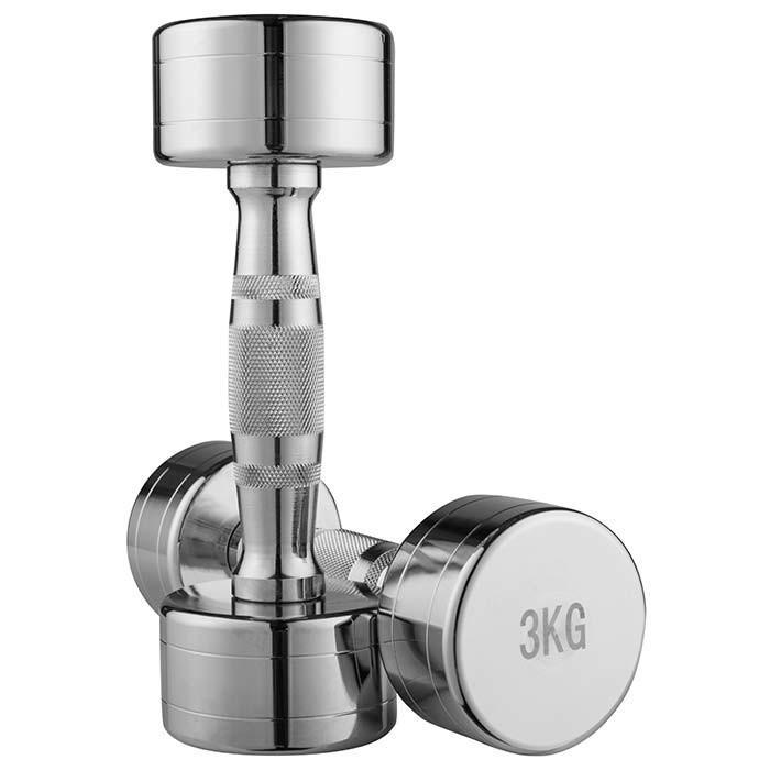 Гантель 3 кг 1 шт. Хром (80020-3) - фото 2 Гантель 3 кг 1 шт. Хром (80020-3) - фото 2